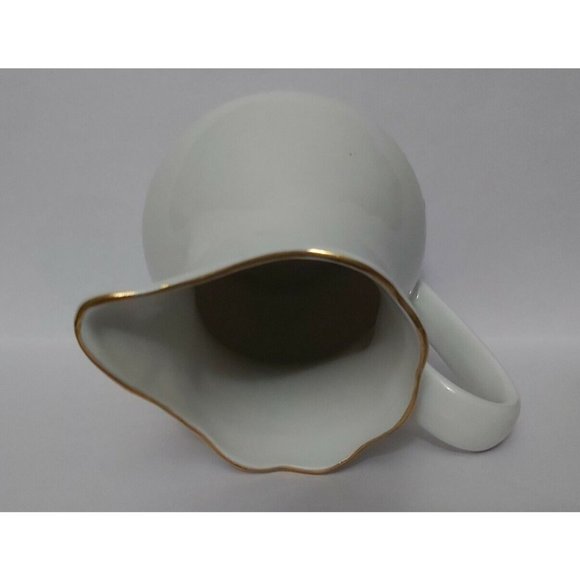 Vintage Cream and Sugar Set made in Romania, floral, gold trimmed, Excellent... - Picture 5 of 10